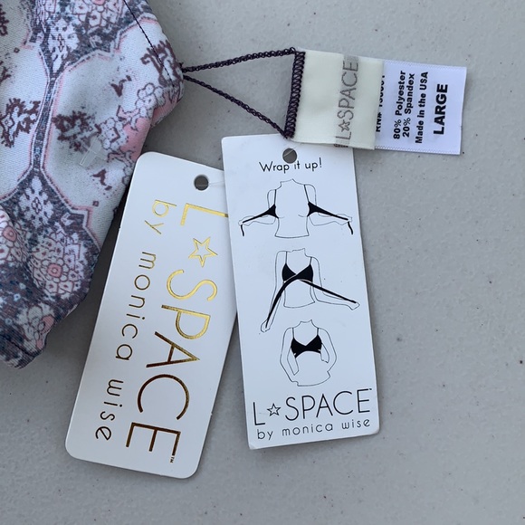 L*Space Swimwear Rimini Joey Reversible Bikini Top - Picture 7 of 9